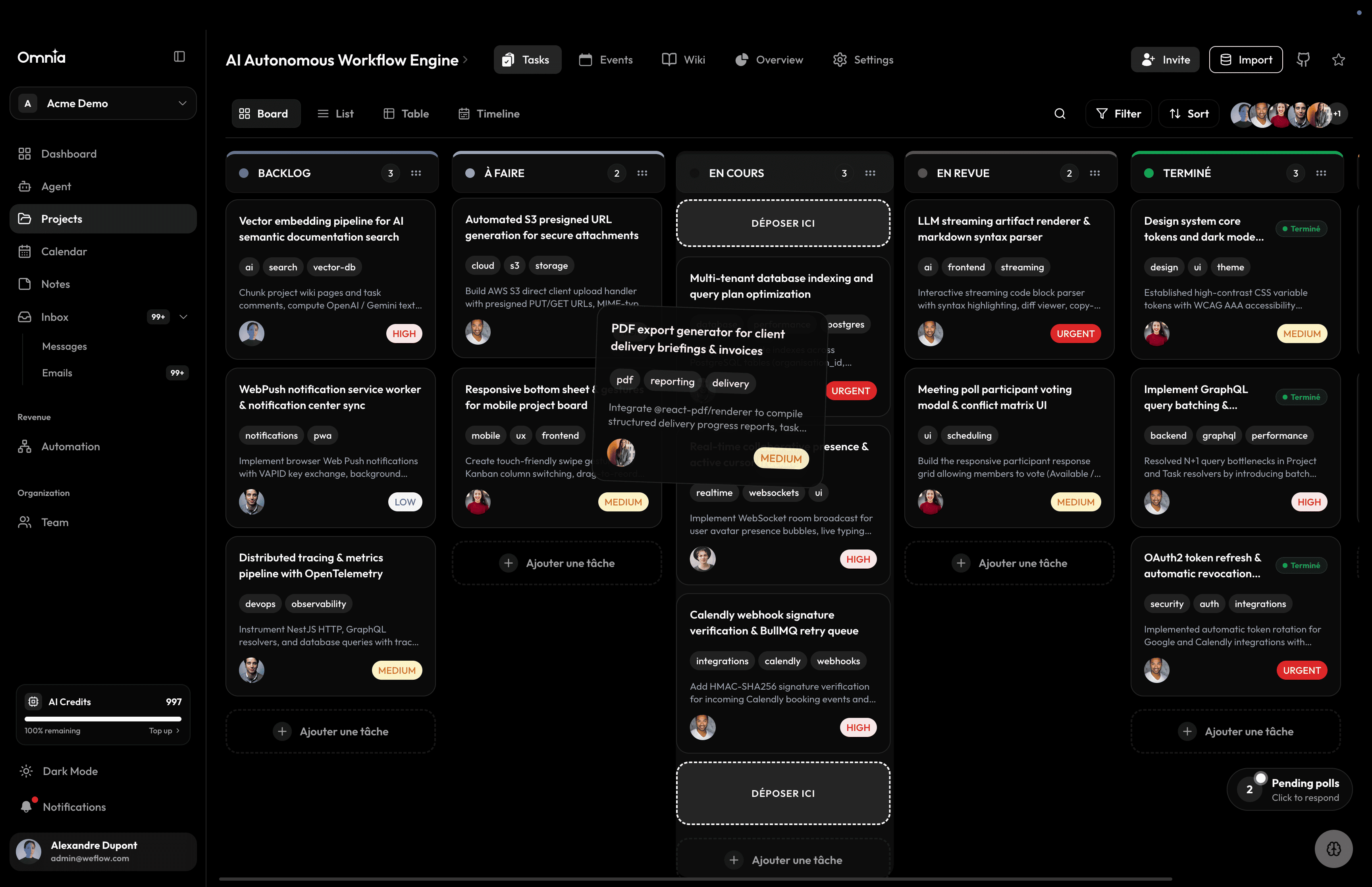 Projects & Tasks