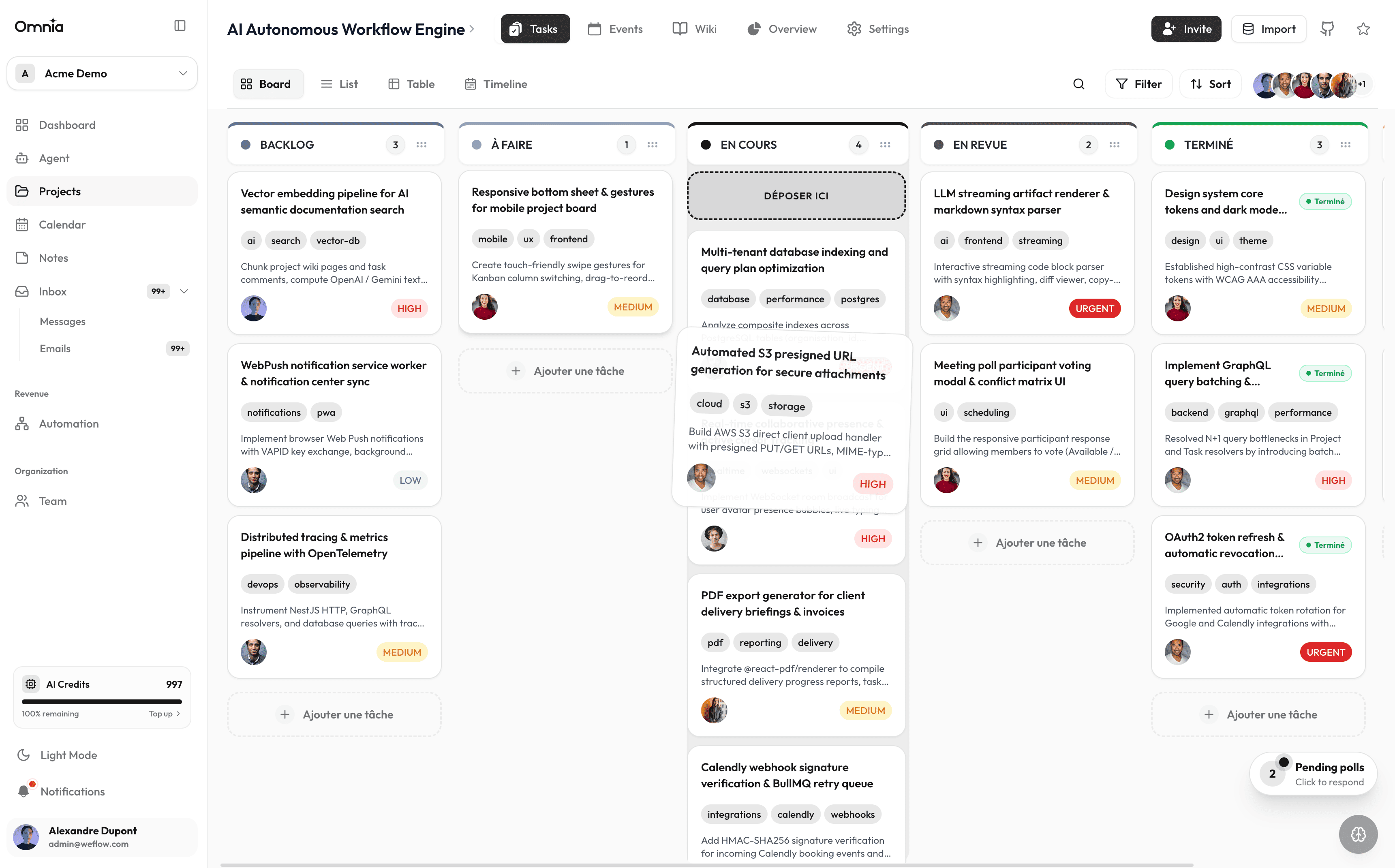 Projects & Tasks